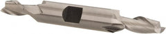 Hertel - 17/64", 9/16" LOC, 3/8" Shank Diam, 3-1/8" OAL, 2 Flute, Cobalt Square End Mill - Double End, Uncoated, Spiral Flute, 30° Helix, Centercutting, Right Hand Cut, Right Hand Flute - Americas Industrial Supply