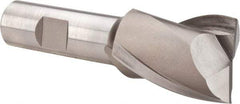Hertel - 1-1/4", 1-5/8" LOC, 3/4" Shank Diam, 3-7/8" OAL, 2 Flute, Cobalt Square End Mill - Single End, Uncoated, Spiral Flute, 30° Helix, Centercutting, Right Hand Cut, Right Hand Flute - Americas Industrial Supply