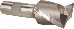 Hertel - 1-1/2", 1-5/8" LOC, 3/4" Shank Diam, 3-7/8" OAL, 2 Flute, Cobalt Square End Mill - Single End, Uncoated, Spiral Flute, 30° Helix, Centercutting, Right Hand Cut, Right Hand Flute - Americas Industrial Supply