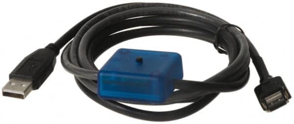 ASD/QMS - Remote Data Collection Interface - 6 Ft. Overall Length, For Use with Fowler Calipers & Indicators (w/o Cable), Fowler/Sylvac OPTO Ultra Digit Mark IV/V Indicators - Americas Industrial Supply