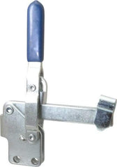 Gibraltar - 375 Lb Holding Capacity, Vertical Handle, Manual Hold Down Toggle Clamp - 62° Handle Movement, 115° Bar Opening, U-Bar, Straight Base, Carbon Steel - Americas Industrial Supply