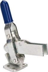 Gibraltar - 600 Lb Holding Capacity, Vertical Handle, Manual Hold Down Toggle Clamp - 85° Handle Movement, 71° Bar Opening, U-Bar, Flanged Base, Carbon Steel - Americas Industrial Supply