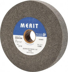 Merit Abrasives - 6" Diam, 1" Face Width, 1" Center Hole, Fine Grade, Silicon Carbide Deburring Wheel - Convolute, Hard Density 9 Grade, 6,000 RPM - Americas Industrial Supply