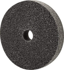 Merit Abrasives - 6" Diam, 1" Face Width, 1" Center Hole, Fine Grade, Silicon Carbide Deburring Wheel - Unitized, Medium Density 6 Grade, 5,000 RPM - Americas Industrial Supply
