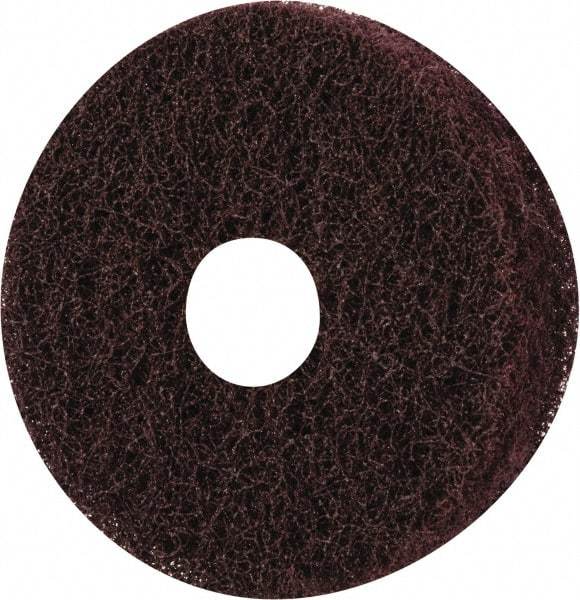 Merit Abrasives - 3" Diam, Medium Mounted Scrubber Buffing Wheel - 3 Ply, Medium Grade, 1/4" Shank Diam, 8,000 RPM - Americas Industrial Supply