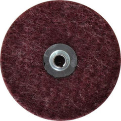 Merit Abrasives - 4" Disc Diam, Aluminum Oxide Quick Change Disc - Type S Attaching System, Nonwoven, Brown, Medium Grade, 15,000 RPM, GD Series - Americas Industrial Supply