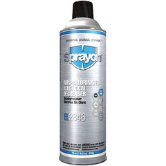 Sprayon - 18 Ounce Aerosol Electrical Grade Cleaner/Degreaser - 15,000 Volt Dielectric Strength, Nonflammable, Food Grade, Plastic Safe - Americas Industrial Supply