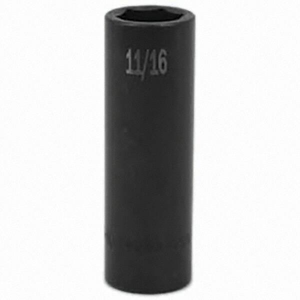 SK - Impact Socket - 1/2"DR 11/16" DEEP IMPACT SOCKET - Americas Industrial Supply