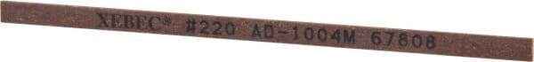 Value Collection - Rectangular, Ceramic Fiber Finishing Stick - 4" Long x 5/32" Wide x 1/32" Thick, 220 Grit, Very Fine Grade - Americas Industrial Supply