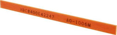 Value Collection - Rectangular, Ceramic Fiber Finishing Stick - 4" Long x 15/64" Wide x 1/32" Thick, 400 Grit, Super Fine Grade - Americas Industrial Supply