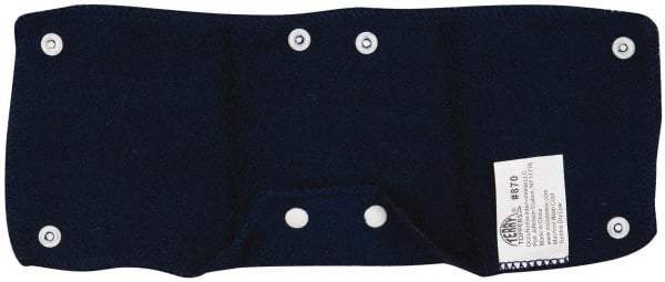 OccuNomix - Terry Cloth Hard Hat Sweat & Comfort Band - Snap-On Attachment, Navy Blue, Compatible with All Hard Hats - Americas Industrial Supply