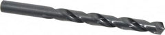 Hertel - 7/16" 135° High Speed Steel Jobber Drill - Oxide Finish, Right Hand Cut, Spiral Flute, Straight Shank, 5-1/2" OAL, Split Point - Americas Industrial Supply