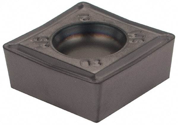 Iscar - SCMT432 SM Grade IC907 Carbide Turning Insert - TiAlN Finish, 90° Square, 1/2" Inscr Circle, 3/16" Thick, 1/32" Corner Radius - Americas Industrial Supply