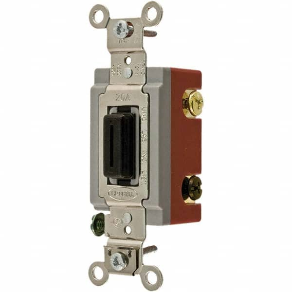 Hubbell Wiring Device-Kellems - Key Switches Switch Type: 6 Tumbler Switch Sequence: On-Off - Americas Industrial Supply