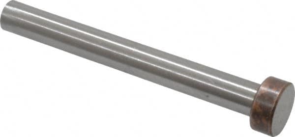 Dayton Lamina - 5/16" Head Diam, 3/16" Shank Diam, Basic Head, A2 Grade Tool Steel, Solid Mold Die Blank & Punch - 1/8" Head Height, 1-3/4" OAL, Blank Punch, Regular (KPB) Series - Americas Industrial Supply