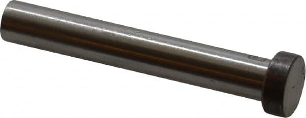 Dayton Lamina - 3/8" Head Diam, 1/4" Shank Diam, Basic Head, A2 Grade Tool Steel, Solid Mold Die Blank & Punch - 1/8" Head Height, 1-3/4" OAL, Blank Punch, Regular (KPB) Series - Americas Industrial Supply