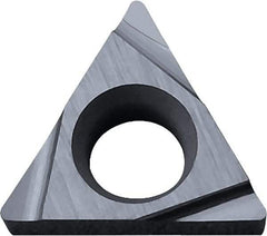 Kyocera - TCGT21.50.5 Grade TN60 Cermet Turning Insert - Uncoated, 60° Triangle, 1/4" Inscr Circle, 3/32" Thick, 0.008" Corner Radius - Americas Industrial Supply