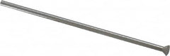 Dayton Lamina - 0.1125" Head Diam, 1/16" Shank Diam, Quill Head, High Speed Steel Solid Mold Die Blank & Punch - 60° Head Angle, 0.0438" Head Height, 2" OAL, Blank Punch, KWX Series - Americas Industrial Supply