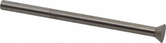 Dayton Lamina - 0.225" Head Diam, 1/8" Shank Diam, Quill Head, High Speed Steel Solid Mold Die Blank & Punch - 60° Head Angle, 0.0875" Head Height, 2" OAL, Blank Punch, KWX Series - Americas Industrial Supply