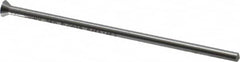 Dayton Lamina - 0.1688" Head Diam, 3/32" Shank Diam, Quill Head, High Speed Steel Solid Mold Die Blank & Punch - 60° Head Angle, 0.0657" Head Height, 2-1/2" OAL, Blank Punch, KWX Series - Americas Industrial Supply