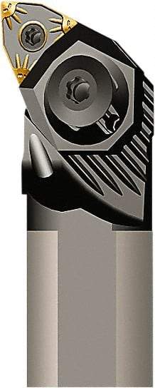 Seco - 40mm Min Bore Diam, 250mm OAL, 32mm Shank Diam, A-PWLN Indexable Boring Bar - 31mm Max Bore Depth, WN.. 0604.. Insert, Pin Lock Assembly Holding Method - Americas Industrial Supply