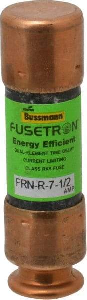 Cooper Bussmann - 125 VDC, 250 VAC, 7.5 Amp, Time Delay General Purpose Fuse - Fuse Holder Mount, 50.8mm OAL, 20 at DC, 200 (RMS) kA Rating, 9/16" Diam - Americas Industrial Supply