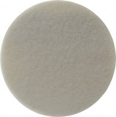 3M - 8" Ultra Fine Grade Aluminum Oxide Deburring Disc - Hook & Loop Connection, White, 3,000 Max RPM - Americas Industrial Supply