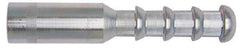 Wej-It - 1-1/2" Diam, 1-1/2" Drill, 8-1/2" OAL, 1-1/2" Min Embedment Drop-In Concrete Anchor - 12L14 Steel, Zinc-Plated Finish, Hex Nut Head, Hex Drive, 2" Thread Length - Americas Industrial Supply
