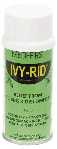 Medique - 3 oz Anti-Itch Relief Spray - Comes in Aerosol Can, Poison Ivy - Americas Industrial Supply