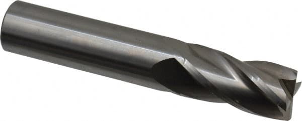 OSG - 16mm, 32mm LOC, 16mm Shank Diam, 89mm OAL, 4 Flute, Solid Carbide Square End Mill - Single End, Uncoated, Spiral Flute, 30° Helix, Centercutting, Right Hand Cut, Right Hand Flute, Series 404 - Americas Industrial Supply