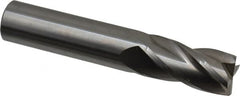 OSG - 16mm, 32mm LOC, 16mm Shank Diam, 89mm OAL, 4 Flute, Solid Carbide Square End Mill - Single End, Uncoated, Spiral Flute, 30° Helix, Centercutting, Right Hand Cut, Right Hand Flute, Series 404 - Americas Industrial Supply