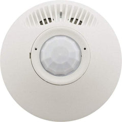 Hubbell Wiring Device-Kellems - 24 VAC/VDC, Indoor Ceiling Mount Infrared and Ultrasonic Sensor - 1-1/2 Inch High - Americas Industrial Supply