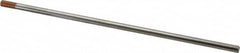 Welding Material - EWCE2 Tungsten Electrode - 3/16" Diam x 7" Long - Exact Industrial Supply