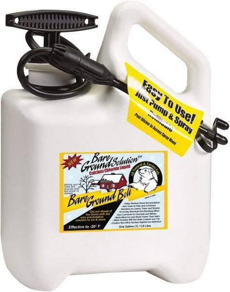 Bare Ground Solutions - 1 Gal Chemical Safe Garden Hand Sprayer - Plastic Tank, Wide Mouth, Flexible Hose, For Multipurpose Applications - Americas Industrial Supply