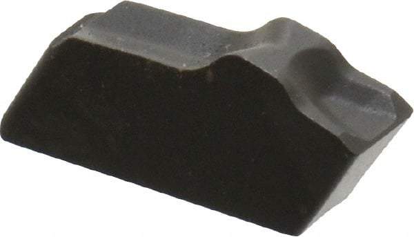 Seco - 150.103 16 TGP45 Grade, 0.122" Cutting Width, Carbide Cutoff Insert - 0° Neutral Lead Angle, 0.008" Cnr Rad, TiCN/Al2O3 Coated, Single End - Americas Industrial Supply