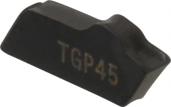 Seco - 150.102.25 16 TGP45 Grade, 0.088" Cutting Width, Carbide Cutoff Insert - Neutral Lead Angle, 0.006" Cnr Rad, TiCN/Al2O3 Coated - Americas Industrial Supply