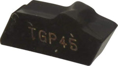 Seco - 150.103 16 TGP45 Grade, 0.122" Cutting Width, Carbide Cutoff Insert - 6° Right Hand Lead Angle, 0.008" Cnr Rad, TiCN/Al2O3 Coated, Single End - Americas Industrial Supply