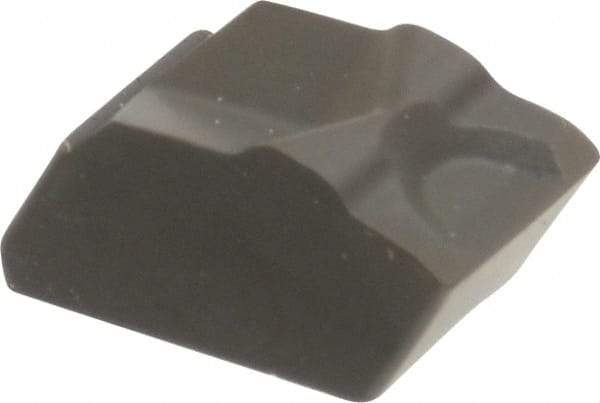 Seco - 150.106 16 TGP45 Grade, 1/4" Cutting Width, Carbide Cutoff Insert - 0° Neutral Lead Angle, 0.012" Cnr Rad, TiCN/Al2O3 Coated, Single End - Americas Industrial Supply