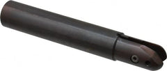 Minicut International - 1" Cut Diam, 0.642" Max Depth of Cut, 1" Shank Diam, 6" OAL, Indexable Ball Nose End Mill - 1-3/4" Head Length, Straight Shank, BNMI Toolholder, BNSI 1000 Insert - Americas Industrial Supply