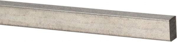 Precision Brand - 12" Long x 3/32" High x 3/32" Wide, Zinc-Plated Key Stock - Low Carbon Steel - Americas Industrial Supply