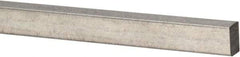 Precision Brand - 12" Long x 3/32" High x 3/32" Wide, Zinc-Plated Key Stock - Low Carbon Steel - Americas Industrial Supply