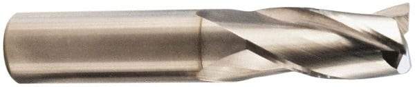 M.A. Ford - 5/8", 3 Flute, Single End, Solid Carbide, 0.02" Corner Radius End Mill - 3-1/2" OAL, 30° Helix, Right Hand Flute, 1-5/8" LOC, Right Hand Cut - Americas Industrial Supply