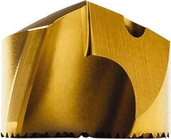 Seco - Series SD100, 25mm Diam 140° Replaceable Drill Tip - Carbide, TiAlN Finish, Through Coolant - Americas Industrial Supply