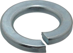 Value Collection - M20, 20.2mm ID, 33.6mm OD, 4mm Thick Split Lock Washer - Grade 8 Spring Steel, Zinc-Plated Finish, 20.2mm Min ID, 21.2mm Max ID - Americas Industrial Supply
