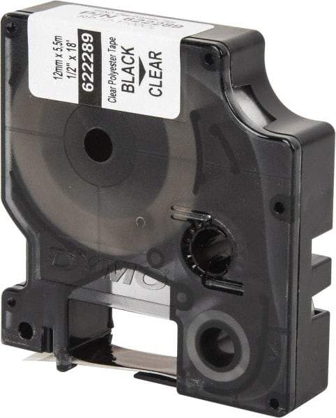 Dymo - 216" Long, Clear Permanent Polyester Tape Permanent Polyester Tape - For Rhino 3000, 5000, 5200, 6000, 6500 - Americas Industrial Supply