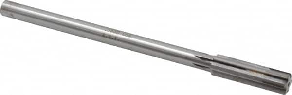 Made in USA - 0.566" Carbide-Tipped 6 Flute Chucking Reamer - Americas Industrial Supply