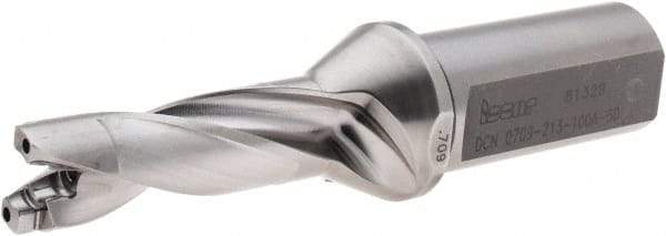 Iscar - 0.709" to 0.744" Diam, 3xD, 2.13" Max Depth, 1" Shank Diam, 5.45" OAL, Replaceable-Tip Drill - FCP, ICK, ICK-2M, ICM, ICP, iCP-2M Insert, 84853050 Toolholder, Series SumoCham - Americas Industrial Supply