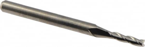 M.A. Ford - 2mm, 9mm LOC, 3mm Shank Diam, 38mm OAL, 3 Flute, Solid Carbide Square End Mill - Single End, Uncoated, 30° Helix, Centercutting, Right Hand Cut, Right Hand Flute, Series 116 - Americas Industrial Supply