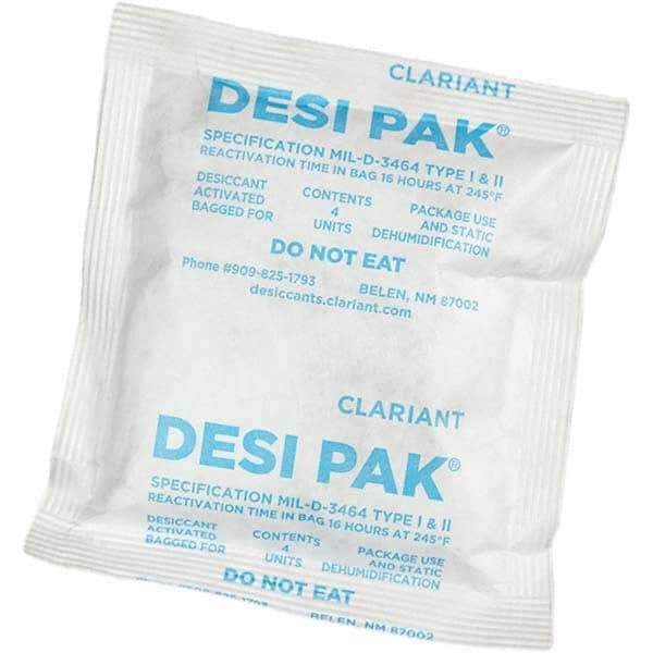 Armor Protective Packaging - Desiccant Packets Material: Clay Packet Size: 4 oz. - Americas Industrial Supply