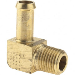 Eaton - 1/4 Barbed Thread 90° Male Elbow - Brass - Americas Industrial Supply